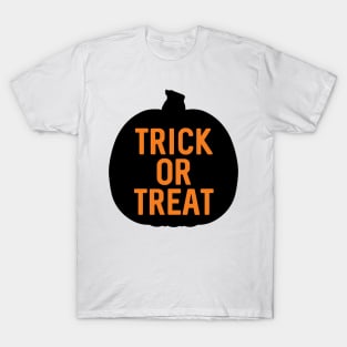 HALLOWEEN TRICK OR TREAT PUMPKIN SILHOUETTE #1 T-Shirt